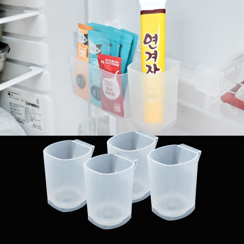 (FD-4) 우일 냉장고 도어정리 소스 홀더(4P) 튜브정리