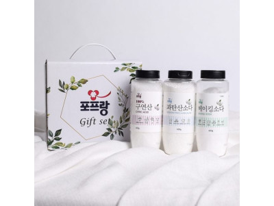 포프랑 구연산+베이킹소다+과탄산소다 3종선물세트