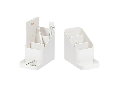 연필꽂이 펜홀더 책상정리함 16x8.6cm 1개 WH