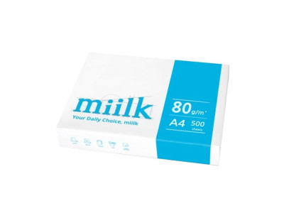 밀크 용지 복사용지 80g A4 500매 1권