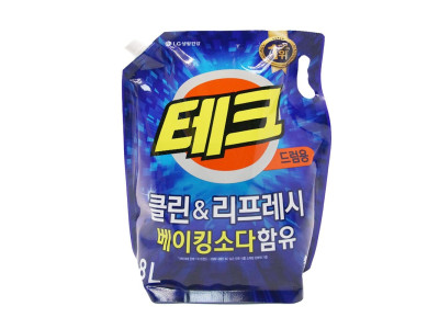 테크 클린앤리프레시 액체세제 리필 1.8L 드럼용