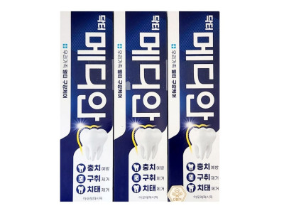 닥터 메디안 치약 3개입x2 치과 수준 구강케어 홈케어
