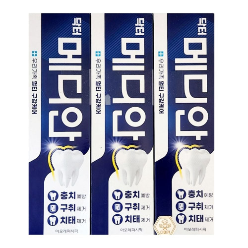 닥터 메디안 치약 3개입x2 치과 수준 구강케어 홈케어