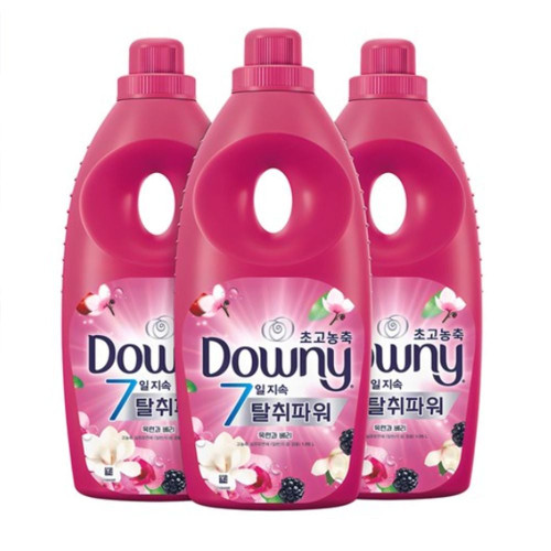 다우니 7일지속 초고농축 섬유유연제 1.05L 3개