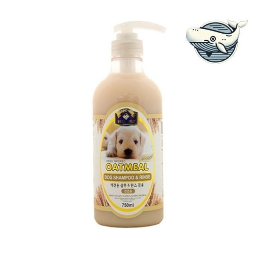 오트밀 허브 애견 샴푸린스 750ml 반려동물