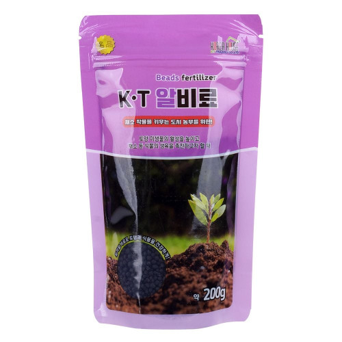 국산 알 유기물 질소 인산 칼리 비료 200g