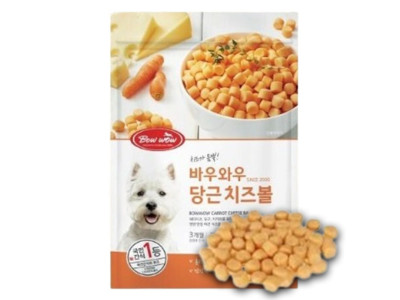 강아지 한입 간식 당근 치즈볼 200g 1P 노즈워크 트릿