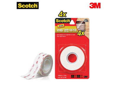 3M 스카치 초 강력 VHB 양면 테이프 5115 (18mmx1.5m)