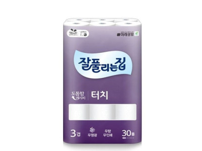 쿨샵 잘풀리는집 롤화장지 도톰한 터치 3겹 무향 30롤
