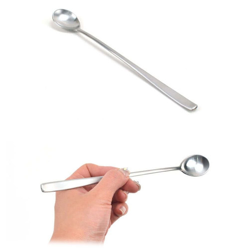 고급 무광 샤틴 스텐 롱 티스푼 커피스푼 19.5cm 8호