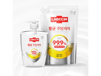 랩신 향균주방세제 레몬향 리필 1.2