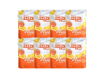 피죤 옐로우미모사 리필용 2100ml 8입 -1박스