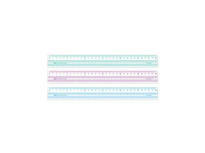 모닝글로리2000 컬러 방안자(30cm)