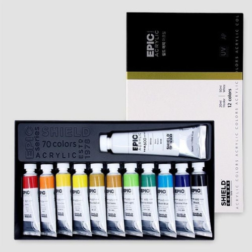 쉴드.에픽 아크릴세트 12색 20ml 1개