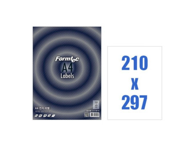 폼텍 A4 전지 A4 라벨지 LQ 3130 20매