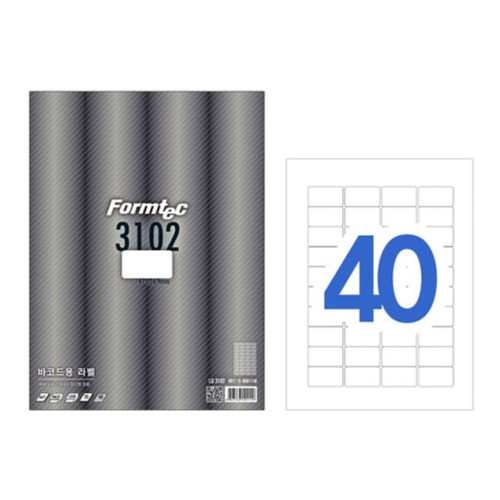 폼텍 A4 바코드라벨지 LQ 3102 20매