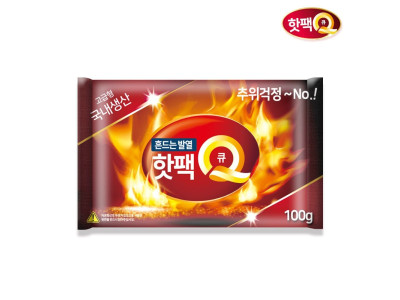 국내생산 핫팩Q 흔드는핫팩 100g 1매 겨울 손난로
