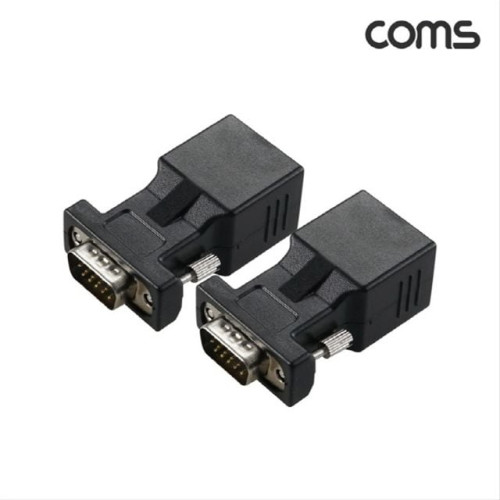 VGA M to RJ45 F 젠더 세트 2개입 영상 랜선 RGB