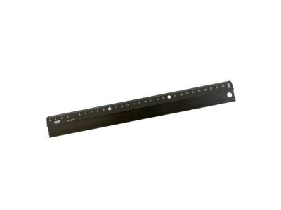 브레인 알루미늄 자 검정 30cm
