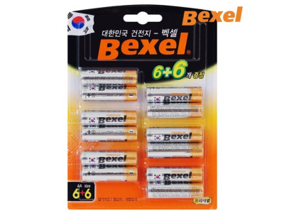 벡셀 AA 건전지 6P + 6P