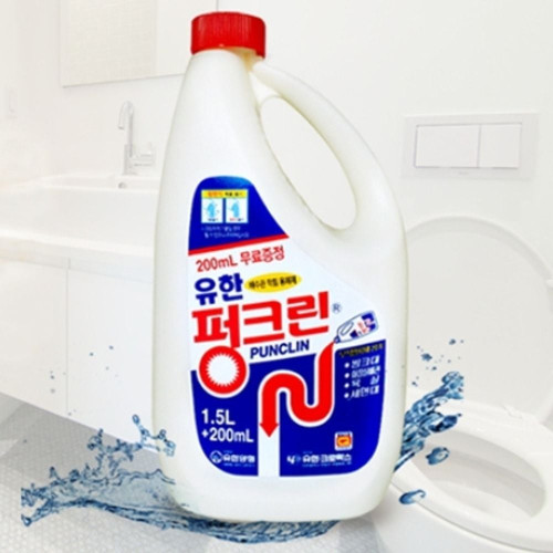 유한락스 유한양행 펑크린 세면대 배수관 2L