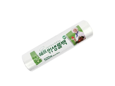 쉐프 롤백 위생백 일회용 롤팩 비닐백 30x40 500매