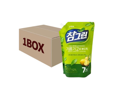 참그린 기름기 뽀드득 주방세제(리필) 1.2L 10입