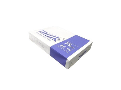 밀크 A4용지 75g 500장 1권 복사용지 사무용종이