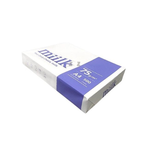 밀크 A4용지 75g 500장 1권 복사용지 사무용종이