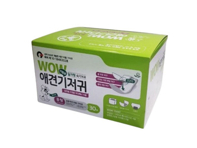 강아지 리필용 속기저귀 중형 30매 1P 매너벨트 배변