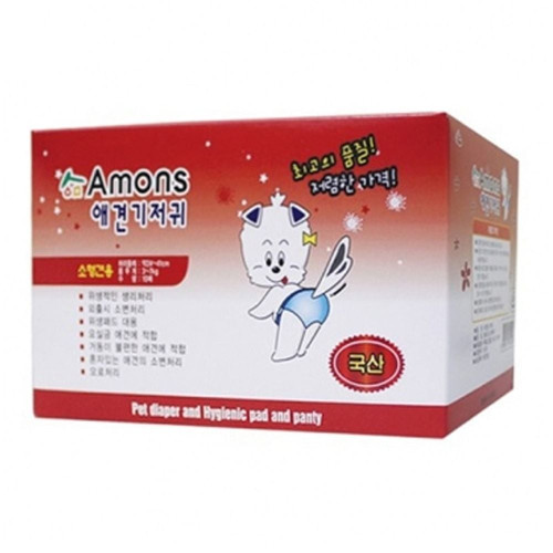 강아지 기저귀 암컷 소형견 10매입 1P 매너벨트 생리