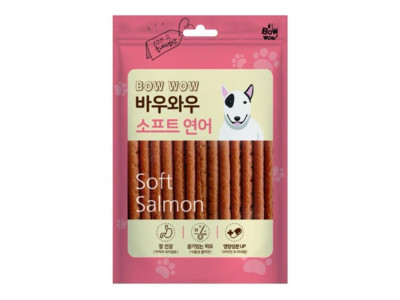 강아지 연어 스틱 육포 150g 1P 국내산 소프트 져키