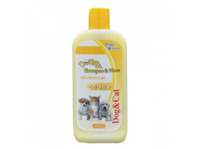 어린 강아지 샴푸 린스 400ml 1P 올인원 목욕 샴푸