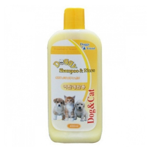 어린 강아지 샴푸 린스 400ml 1P 올인원 목욕 샴푸