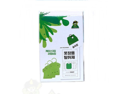 산도깨비 옷장용 탈취제(숲속향)케이스3개 리필6개
