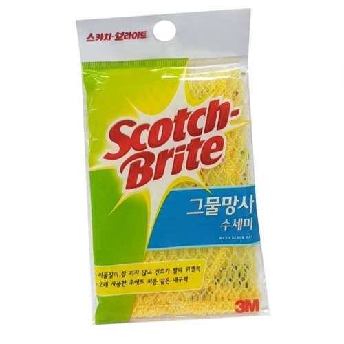 3M 스카치 브라이트 그물 망사 수세미 1P
