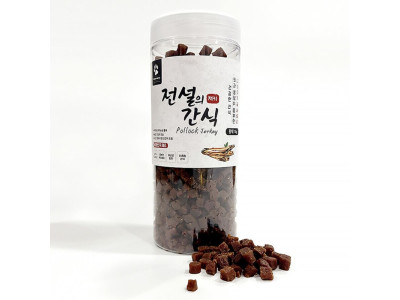 강아지 국내산 소프트 져키 황태 1kg 노즈워크 간식