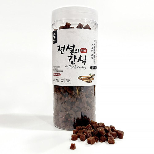 강아지 국내산 소프트 져키 황태 1kg 노즈워크 간식