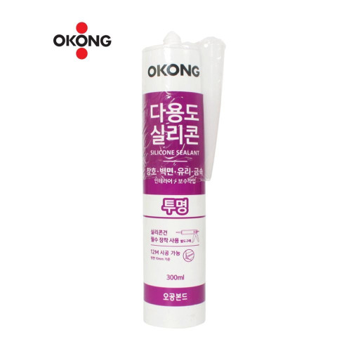 다용도 실리콘 투명 보수 용품 틈새 충진제 크랙