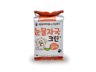 애견 눈물 자국 크린 물티슈 50g 30 매 반려 동물