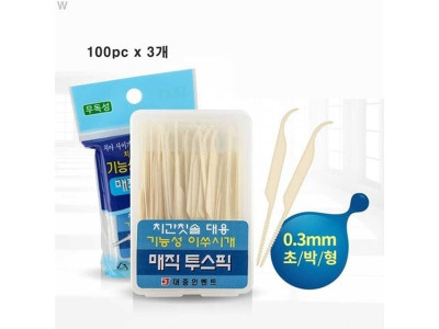 기능성이쑤시개 매직투스픽 100pc x 3개