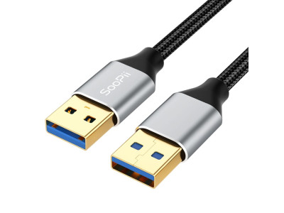 Soopii USB 3.0 A타입 5Gbps A to A 케이블 S49A 50cm