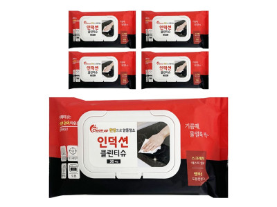 클린업 인덕션 클린티슈 30매 x(5개) 찌든때 가스렌지 청소