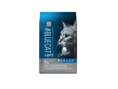 눈건강 피부모호 변개선 고양이사료 뉴 블루캣 2kg