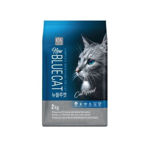 눈건강 피부모호 변개선 고양이사료 뉴 블루캣 2kg