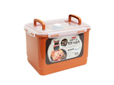 참숯 황토 진공 누름독 16.5L 1P 장아찌 보관 김치통