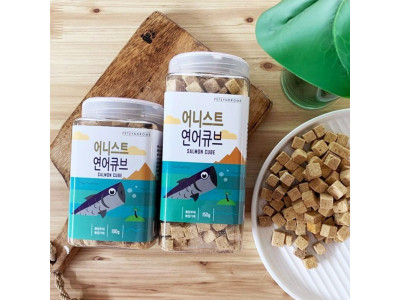 강아지간식 영양간식 펫간식 동결건조 연어큐브 150g