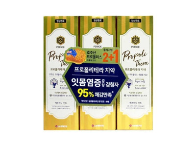 페리오 프로폴리테라 치약 레몬허니민트 100gx3p