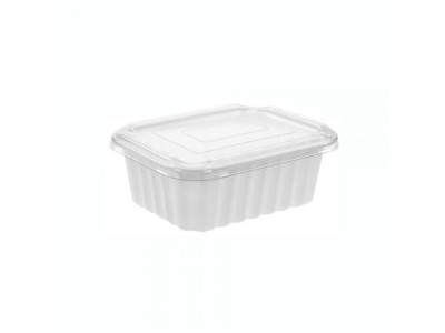 일회용 사각 용기 1300ml 25set 배달용기 포장그릇