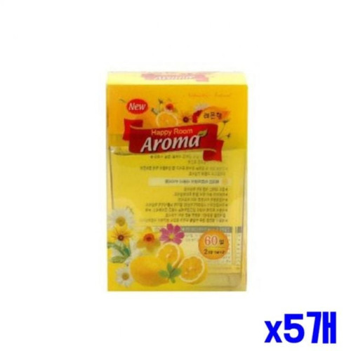 은은한 아로마겔 방향제 200g 레몬향 x5개 실내향기